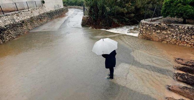 Imagen de lluvia en Alicante. EFE/EPA