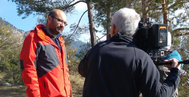 Lluís Brotons durante una entrevista / CREAF