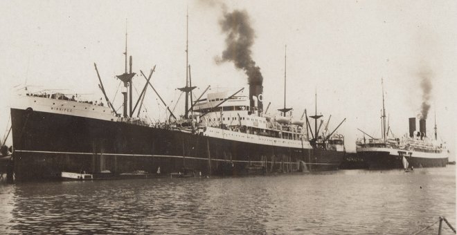 El barco Winnipeg, que fletó más de 2.000 republicanos españoles desde Paulliac, Francia, hasta Valparaíso en Chile. / WIKIMEDIA COMMONS