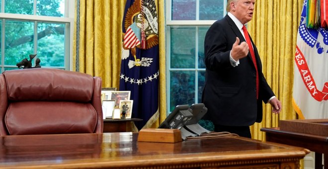 05/09/2019 - El presidente de los Estados Unidos, Donald Trump, en la Casa Blanca. / REUTERS - JOSHUA ROBERTS