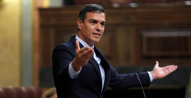 El presidente del Gobierno en funciones, Pedro Sánchez. - EFE