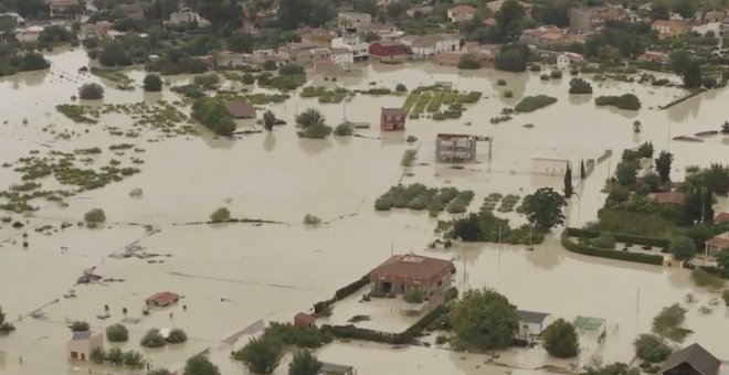 13/09/2019 - Vista de Molina del Segura (Murcia) afectada por la gota fría. / REUTERS