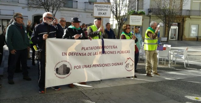 Imagen de archivo de la Plataforma Roteña por unas Pensiones Dignas.