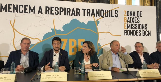 Presentació de la zona de baixes emissions de Barcelona. TERRITORI