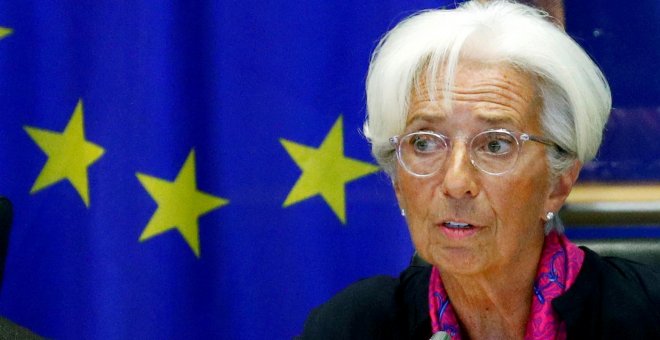 La próxima presidenta del BCE, Christine Lagarde, en una reciente comparecencia en el Parlamento Europeo para defender su candidatura. REUTERS/Francois Lenoir