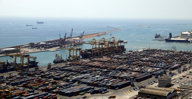 Un imatge del Port de Barcelona. JOSEP RAMON TORNÉ