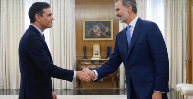 Audiencia de Pedro Sánchez con Felipe VI el martes 17 de septiembre. /CASA REAL