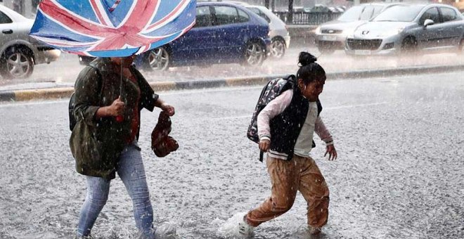 Las lluvias volverán a ser protagonistas este viernes. (EFE)