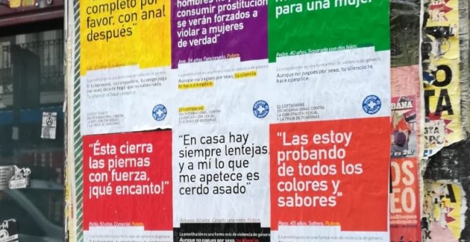 Carteles de la campaña #SerPuteroNoMola de Médicos del Mundo