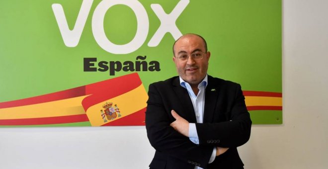 Juan José Bonilla, coordinador local de Vox en El Ejido (Almería). / EFE