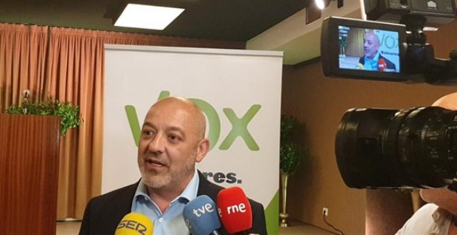 El diputado de Vox en Baleares, Sergio Rodríguez, en una imagen de archivo. / EUROPA PRESS - VOX