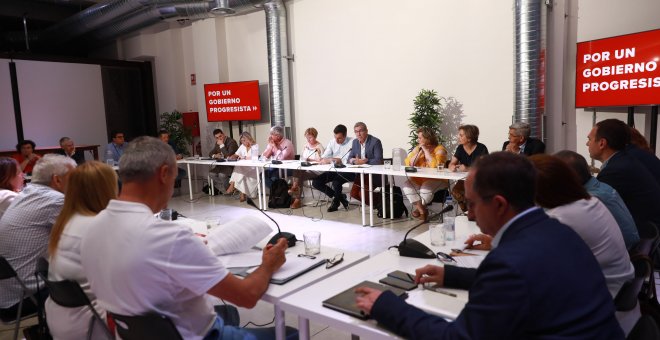 Pedro Sánchez se reunió con los principales actores de la España vaciada el pasado 6 de septiembre. / Europa Press