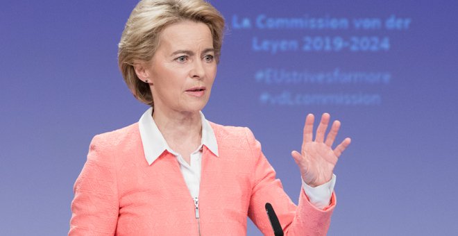 La presidenta de la Comisión Europea, la alemana Ursula von der Leyen. EFE