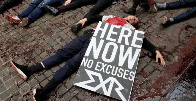 0710/2019 - Protestas en Nueva York por la crisis climática. REUTERS/Shannon Stapleton