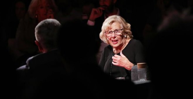 La exalcaldesa de Madrid Manuela Carmena participa en el ciclo de diálogos "Repensar Madrid", en Madrid (España) a 2 2 de octubre de 2019.Europa Press/ Jesús Hellín