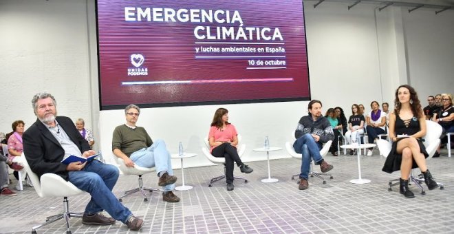 Acto de Unidas Podemos sobre la emergencia climática y las luchas ambientales / Podemos