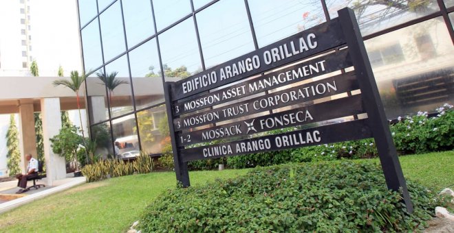 La oficina del bufete panameño Mossack Fonseca. / EFE