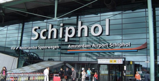 Aeropuerto de Schiphol, en Amsterdam.