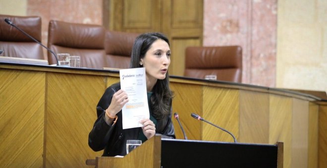 Mónica Moreno, portavoz adjunta de Ciudadanos en el Parlamento de Andalucía
