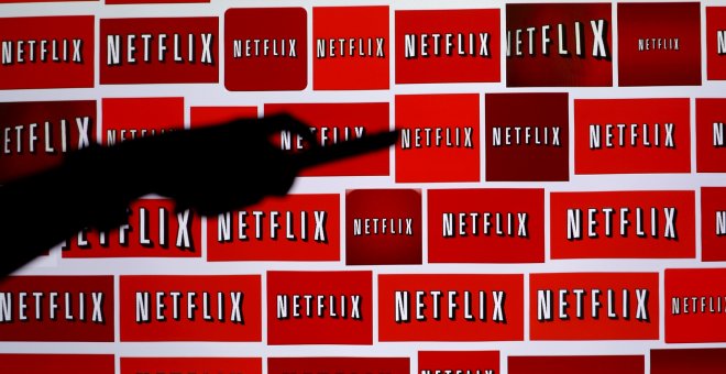 El logo de Netflix. REUTERS/Mike Blake