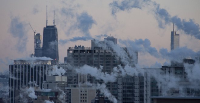 Vista aérea de la contaminación en la ciudad de Chicago. / Europa Press