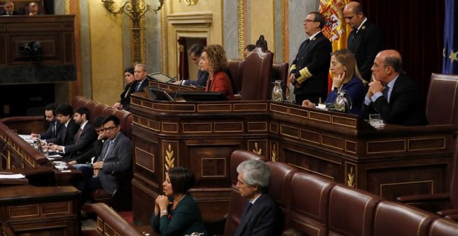 La diputada socialista por Barcelona Meritxell Batet, reelegida como presidenta del Congreso