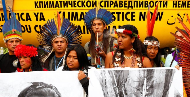 Protesta de activistas indígenas en la Cumbre del Clima de Madrid | REUTERS-Javier Barbancho