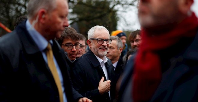 10/12/2019 - El líder del Partido Laborista, Jeremy Corbyn, durante una acto de campaña electoral. / EFE