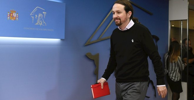 El líder de Unidas Podemos, Pablo Iglesias. - EFE