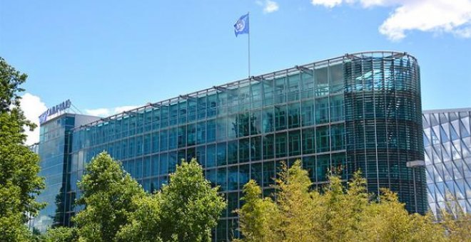 Sede de la Organización Meteorológica Mundial en Ginebra. La OMM alberga el IPCC.