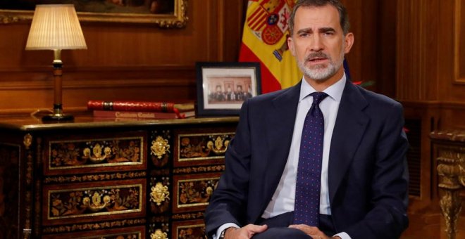 El Rey Felipe VI dirige a los españoles el tradicional mensaje de Navidad | EFE