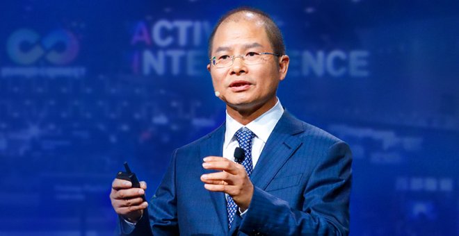 Eric Xu, presidente rotatorio de Huawei. HUAWEI