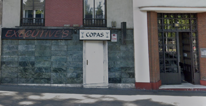 Fachada del club de alterne Executive's Club Madrid en el Barrio de Salamanca (Madrid). / GOOGLE MAPS