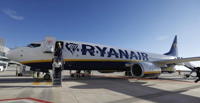 Imagen recurso de un avión de Ryanair. / Europa Press