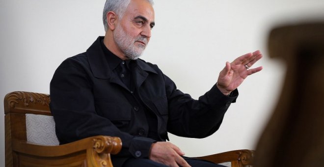 Imagen de archivo de Qasem Soleimani, 1 de octubre de 2019.  KHAMENEI.IR