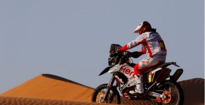 El piloto fallecido, Paulo Gonçalves, durante el séptimo stage del Rally Dakar| Reuters