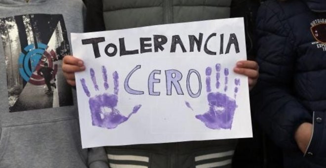 Cartel en una manifestación feminista. Europa Press