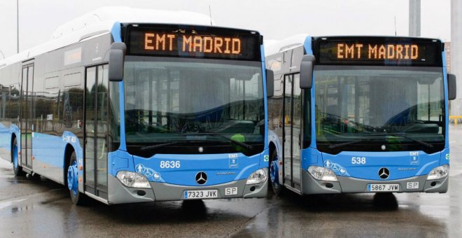 Autobuses de la EMT / Ayuntamiento de Madrid.