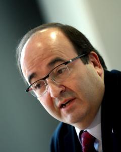 El primer secretario del PSC, Miquel Iceta. EFE/Toni Albir