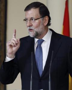 El presidente del Gobierno, Mariano Rajoy, este lunes. EFE