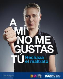 sharapova campaña violencia machista