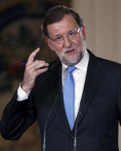 El presidente del Gobierno, Mariano Rajoy, en la rueda de prensa de balance de legislatura, tras el Consejo de Ministros extraordinario para la convocatoria de las elecciones del 20 de diciembre. REUTERS/Juan Medina