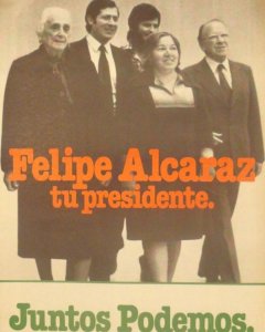 Cartel electoral de las elecciones andaluzas de 1982.
