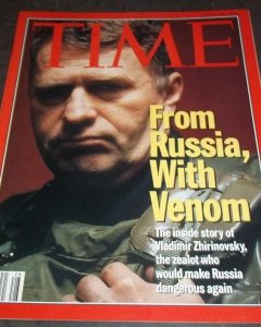 Portada de la revista TIMES de julio de 1994, con Vladimir Zhirinovski.