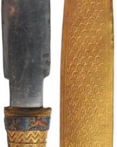Una de las dagas aparecidas en la momia de Tuntakamon tiene hierro procedente de un meteorito, según una investigación de Meteoritics & Planetary Science.