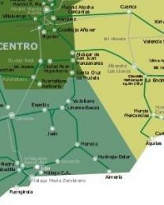 La línea de Moreda permitiría conectar Granada con Madrid y el levante español. ADIF
