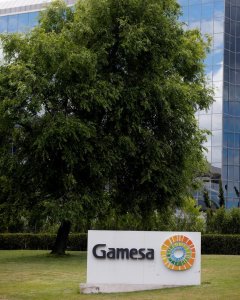 Logotipo de GAMESA. / REUTERS