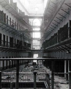 Interior de la cárcel Modelo de Madrid en 1937