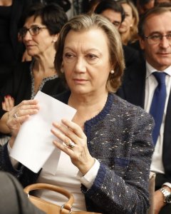 La senadora del PP y expresidenta de Aragón Luisa Fernanda Rudi, durante la Junta Directiva Nacional del PP. EFE/Javier Lizón