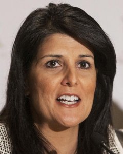 La gobernadora de Carolina del Sur y recién nombrada embajadora de EEUU en la ONU, Nikki Haley.-REUTERS